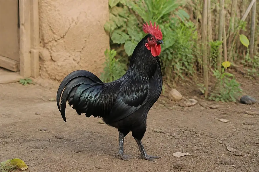 خروس زنده سیاه